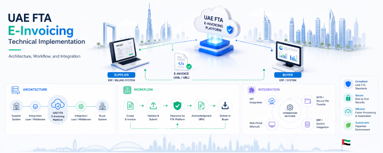 UAE FTA E-Invoicing Technical Implementation - Architecture, Workflow, and Integration