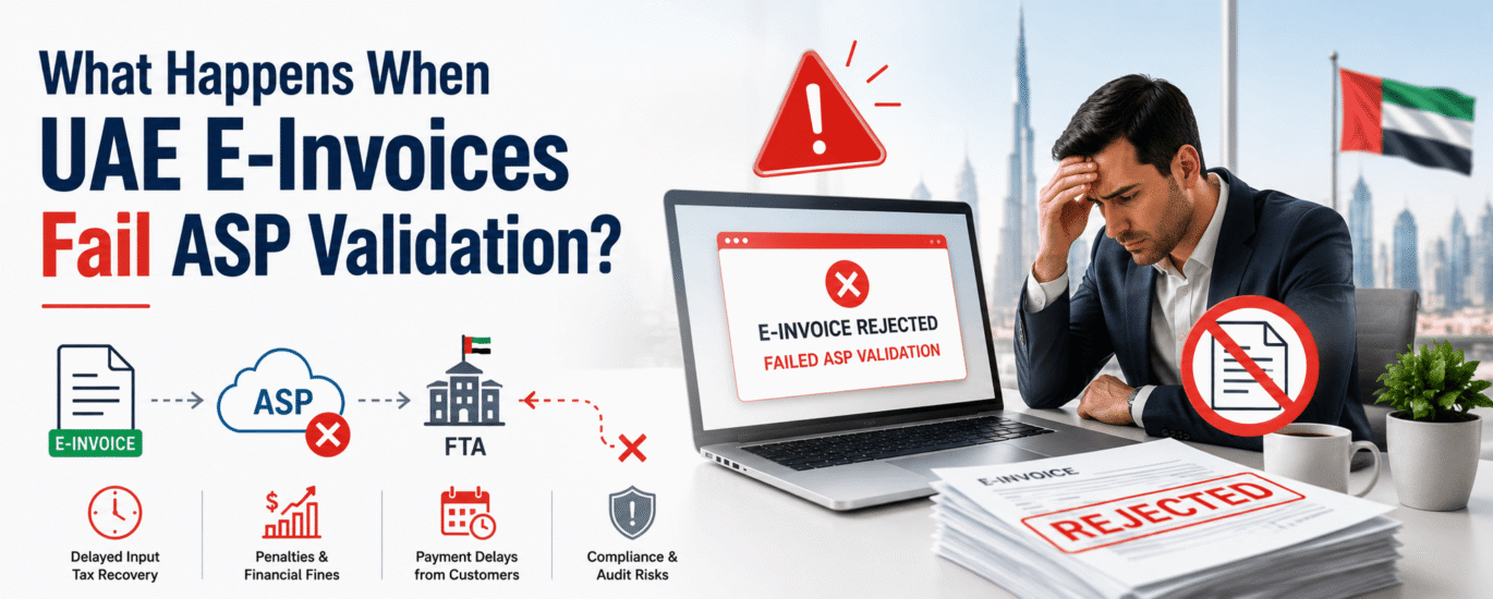 What Happens When UAE E-Invoices Fail ASP Validation