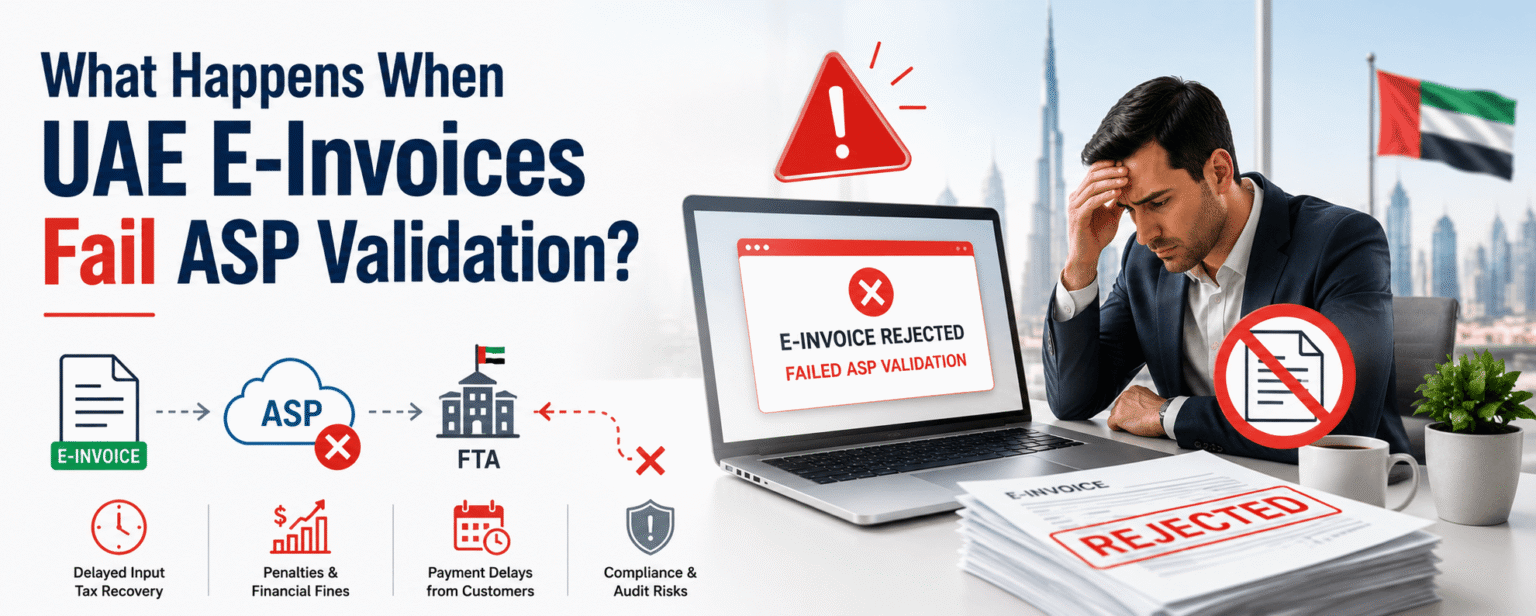 UAE E-Invoice ASP Validation Failure: Errors & Penalties